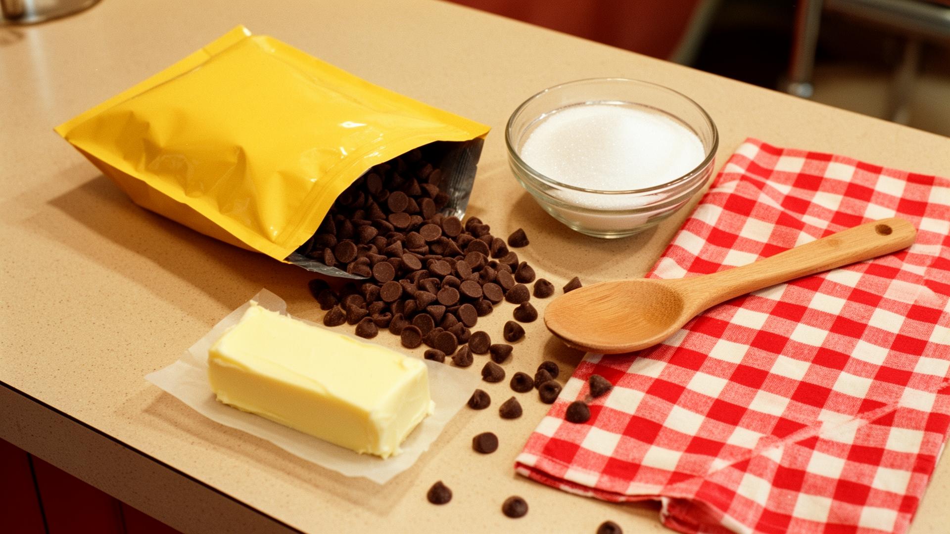 Vintage American grocery packages and baking ingredients